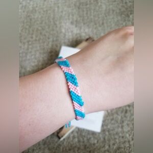 Colorful Woven striped friendship Bracelet